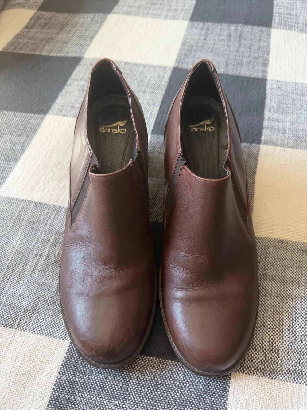 Dansko Women’s Brown Leather Ankle Booties